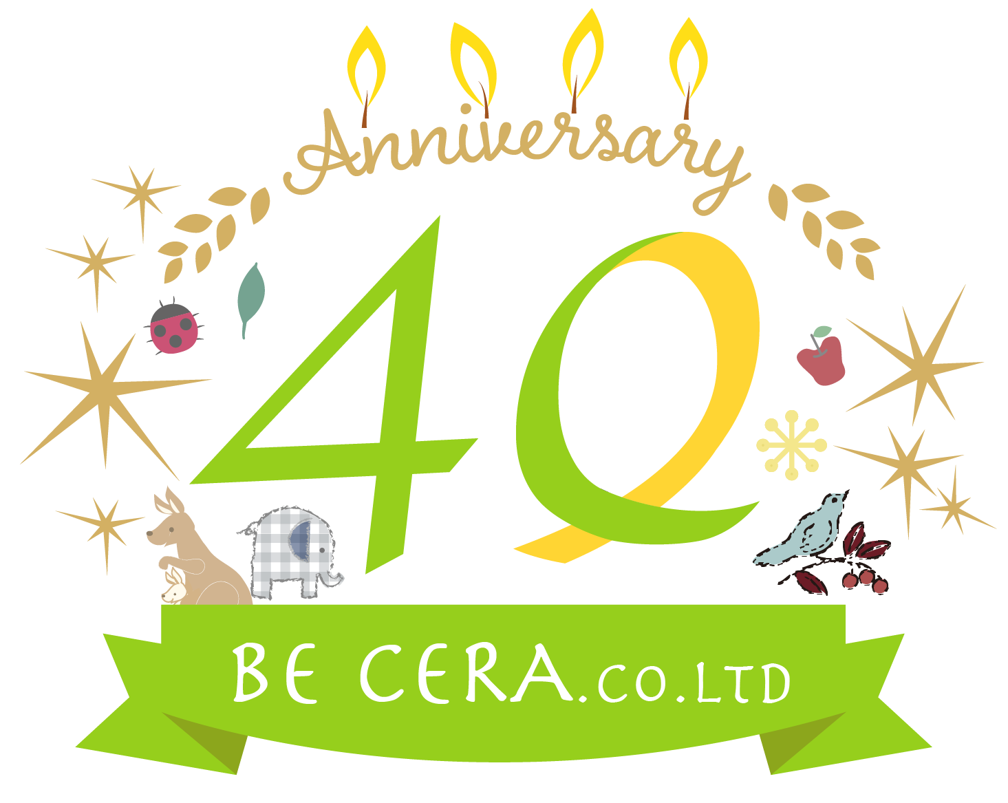 ビセラ40thロゴ